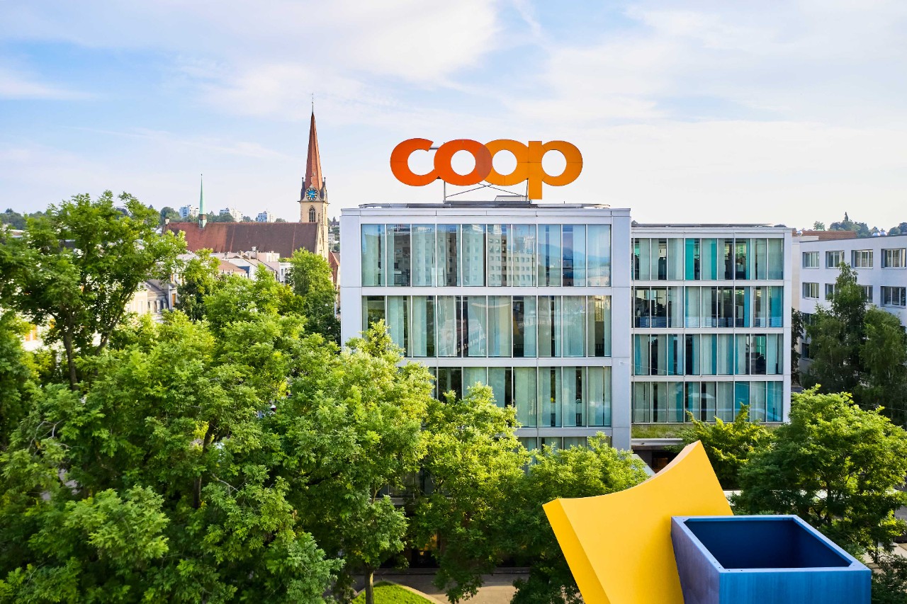 Coop Supermarkt Außenansicht